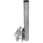 Fixation dantenne - maclean tv system - mctv - 564 - 50 cm - support galvanis - pince double