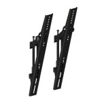 Fixation inclinable multibrackets noir 30 kg - 15 - 0� pour rail m pro series pour �cran plat