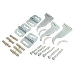 Fixations radiateur aluminium - somatherm for you - sfy - gris / argent - fixations pour radiateur en ...