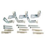 Fixations pour radiateur panneau acier