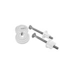 Fixation de rservoir wc apparent attenant  la cuvette