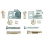 Fixations universel radiateur acier - somatherm for you - rglables avec panneau  trier