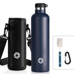 Fjbottle gourde isotherme 1l - bouteille isotherme - gourde inox bouche standard - gourde sport �tanche ...