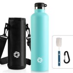 Fjbottle gourde isotherme 1l - bouteille isotherme - gourde inox bouche standard - gourde sport �tanche ...