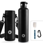 Fjbottle gourde isotherme 1l - bouteille isotherme - gourde inox bouche standard - gourde sport �tanche ...