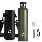 Fjbottle gourde isotherme 1l - bouteille isotherme - gourde inox bouche standard - gourde sport �tanche ...