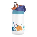 Fjbottle gourde isotherme enfant avec paille 350ml bouteille isotherme sans bpa tritan bouteille deau ...