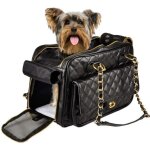 Sac de transport - flamingo - gigi - 40 x 22 x 28 cm - similicuir - pour petit chien jusqu� 5 kg