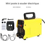 Flasidu poste � souder inverter arc - 250 3kg 1. 6 - 3. 2 mm portable 62v 22 * 9 * 14cm jaune