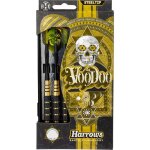 Fl�chettes harrows voodoo 21g - signes mystiques et t�te de mort - lot de 3 fl�chettes en laiton noir ...