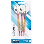 Fl�chettes - unicorn - flechette soft 100 starter set - 3 fl�chettes - 16g - multicolore