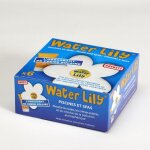 Fleur absorbante pour piscine - mareva - water lily - 12 cm - tissu microfibres - absorption des polluants ...