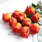 Fleurs artificiellesroses super réalistes rosedécoration intérieure et extérieurebricolage pour fête ... Fleurs artificiellesroses super réalistes rosedécoration intérieure et extérieurebricolage pour fête ...