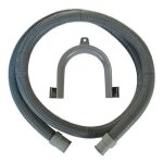 Flexible dvacuation pour machine  laver - rousseau - 2. 50 m - embouts 19 mm et 22 mm
