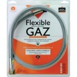 Flexible gaz inox nf � vie butane propane 05m f20x150 f15x21