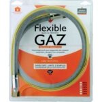 Flexible gaz inox nf � vie gn 2m ff 15x21