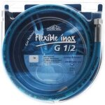 Flexible gaz naturel - duree illimitee - 1m - inox - 32 l / min - femelle / femelle 15x21