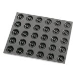 Flexipan savarins ronds professionnels 400 x 300 mm � 30 empreintes � 41 x h 12 mm mini