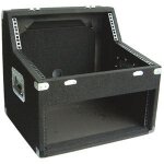 Flight case power acoustics - eco 3 - 6 - 4 - 6u + 3u en 19 - 4u en 19 - noir