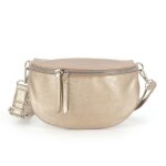 Flora co paris - sac banane femme � bandouli�re similicuir brillant - dor�