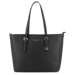 Sac cabas femme classe saffiano format a4 - noir - flora co paris - synth�tique