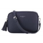 Sac bandouli�re femme double zip frange - flora co paris - bleu marine