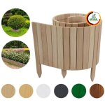 Floranica bordure de jardin en bois flexible 40 x 200 cm non - trait� avec piquets id�ale pour d�limiter ...