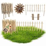 Floranica cl�ture ganivelle � lattis noisetier bois 50 cm x ml espacement des lattes 8 - 10 cl�ture de ...