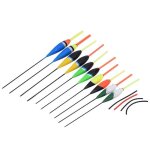 Flotteur de pche - tmishion - lot de 10 - multicolore - sapin barguzinsky - sensibilit leve