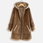 Fluffy hooded coats womens patchwork jackets winter casual outwear female long sleeve solid fleece zipper ... Fluffy hooded coats womens patchwork jackets winter casual outwear female long sleeve solid fleece zipper ...