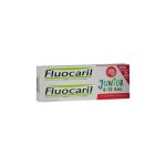 Fluocaril junior dentifrice gel fruit rouge 6 - 12 ans 75mlx2