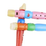 Flte  bec en bois colore pour enfants - jouet musical ducatif