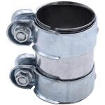 Folaya collier de serrage double pour raccords de pot d�chappement - borne de tuyau d?�chappement diam�tre ...
