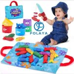 Folaya jouet pour b�b� 1 an jouet montessori p�che a la ligne pour enfant 1 2 3 ans fille gar�on jouet ...
