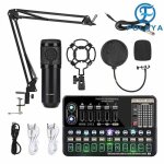 Microphone � condensateur - folaya - bm - 800 - support antichoc - streaming - enregistrement