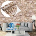 Papier peint - folaya - imitation pierre - 45cmx10m - autocollant - d�coration int�rieure