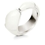 Bague femme - folli follie - 3r0f069w - acier inoxydable - blanc - taille 54