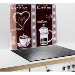 Wenko - 2 couvres - plaques multi - usage arome du caf� - 56 x 50 cm - multicolore