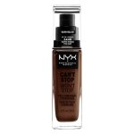 Fond de teint liquide - nyx professional makeup - cant stop wont stop - 24h tenue - waterproof - fini ...
