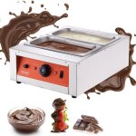 Fondoir à chocolat - vevor - tempéreuse à chocolat en inox 1500 w 2 cuves de 33 l Fondoir à chocolat - vevor - tempéreuse à chocolat en inox 1500 w 2 cuves de 33 l
