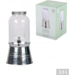 Fontaine à boisson à alcool distributeur en verre apéritifs sur support avec couvercle métal 375 litres ... Fontaine à boisson à alcool distributeur en verre apéritifs sur support avec couvercle métal 375 litres ...