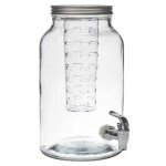Fontaine à boisson infuseur 55l transparent Fontaine à boisson infuseur 55l transparent