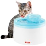 Fontaine  eau - zolux - pour chats et chiens - avec cartouche filtrante - 2 litres