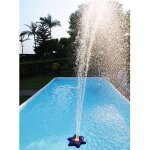 Fontaine flottante - kokido flora - pour piscines hors sol et enterr�es - r�gulateur de d�bit inclus