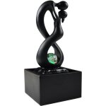 Fontaine dintérieur design éclairage led amor noir Fontaine dintérieur design éclairage led amor noir