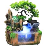 Fontaine dintérieur avec éclairage led de brouillard pour jardin en résine pour aquarium Fontaine dintérieur avec éclairage led de brouillard pour jardin en résine pour aquarium
