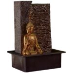 Fontaine en rsine avec bouddha jati