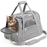 Sac de transport pour chat caisse de transport chat poches lat�rales pour voyage caisse transport chat ...