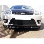 Pour ford fiesta spoiler l�vre lame inf�rieure pare - choc avant noir mat 01 - 08