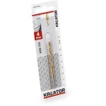 Foret métal pour perceuse hss titane 4 x 75 mm - kreator - krt010208 Foret métal pour perceuse hss titane 4 x 75 mm - kreator - krt010208